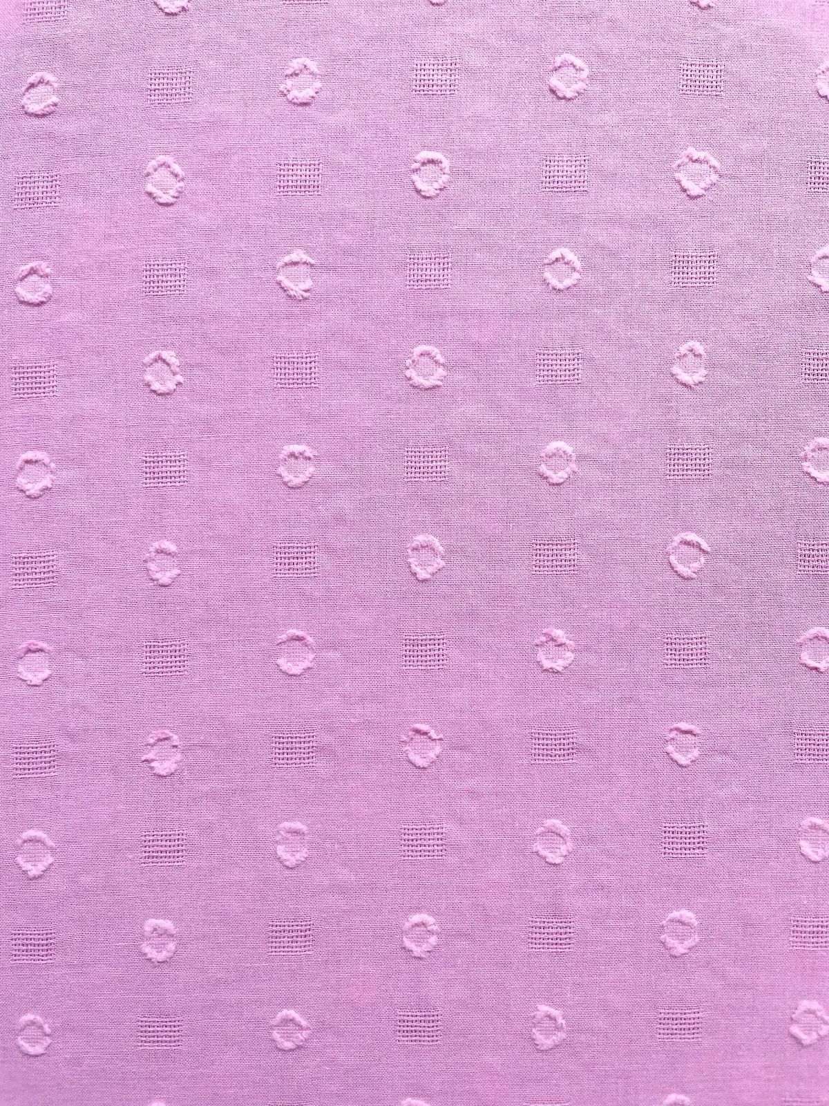Baumwolle "Orchid Pink" rosa mit Punkten